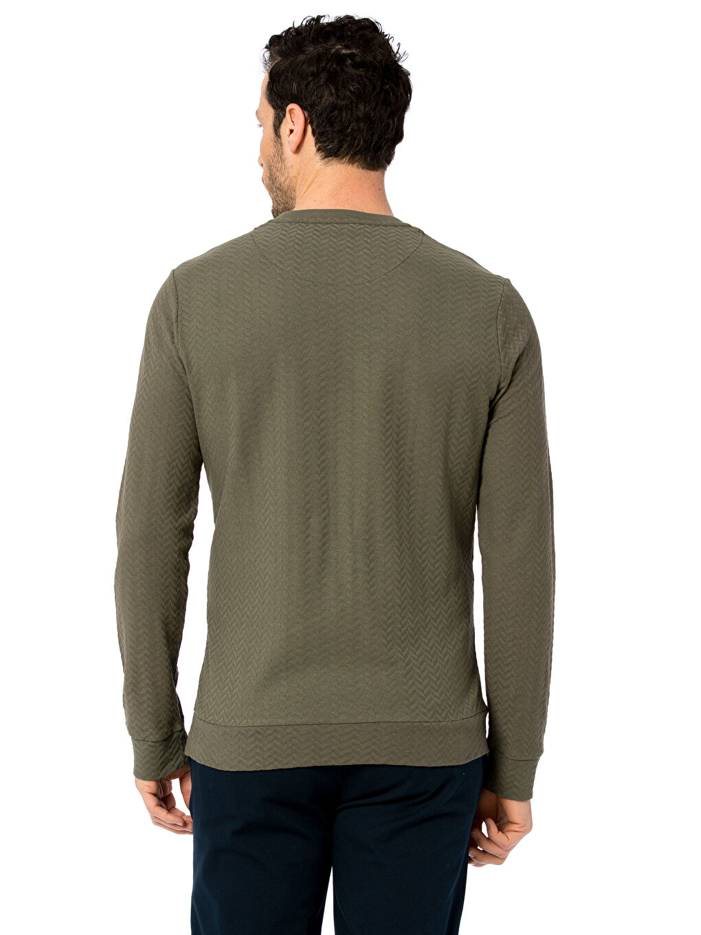 تي شيرت كاكي رجال-1