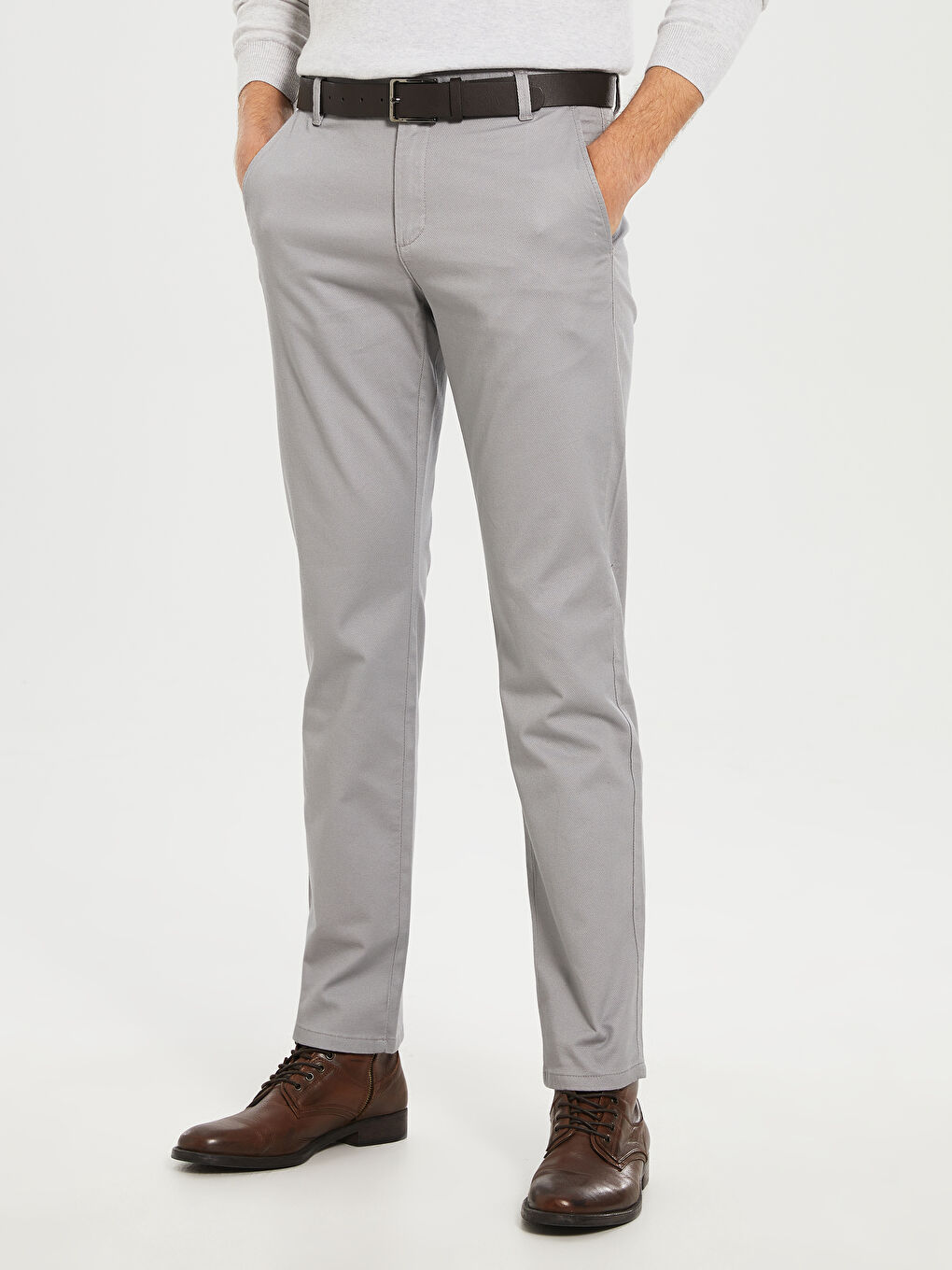 Man GREY Chino Trousers-2