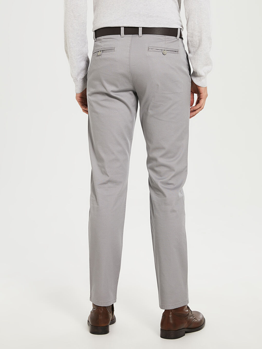 Man GREY Chino Trousers-3