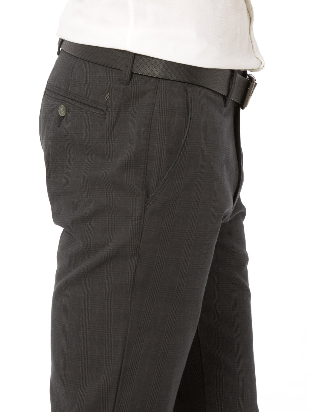 Siyah-açık Mor-açık Yeşil Chino Pantolon-3