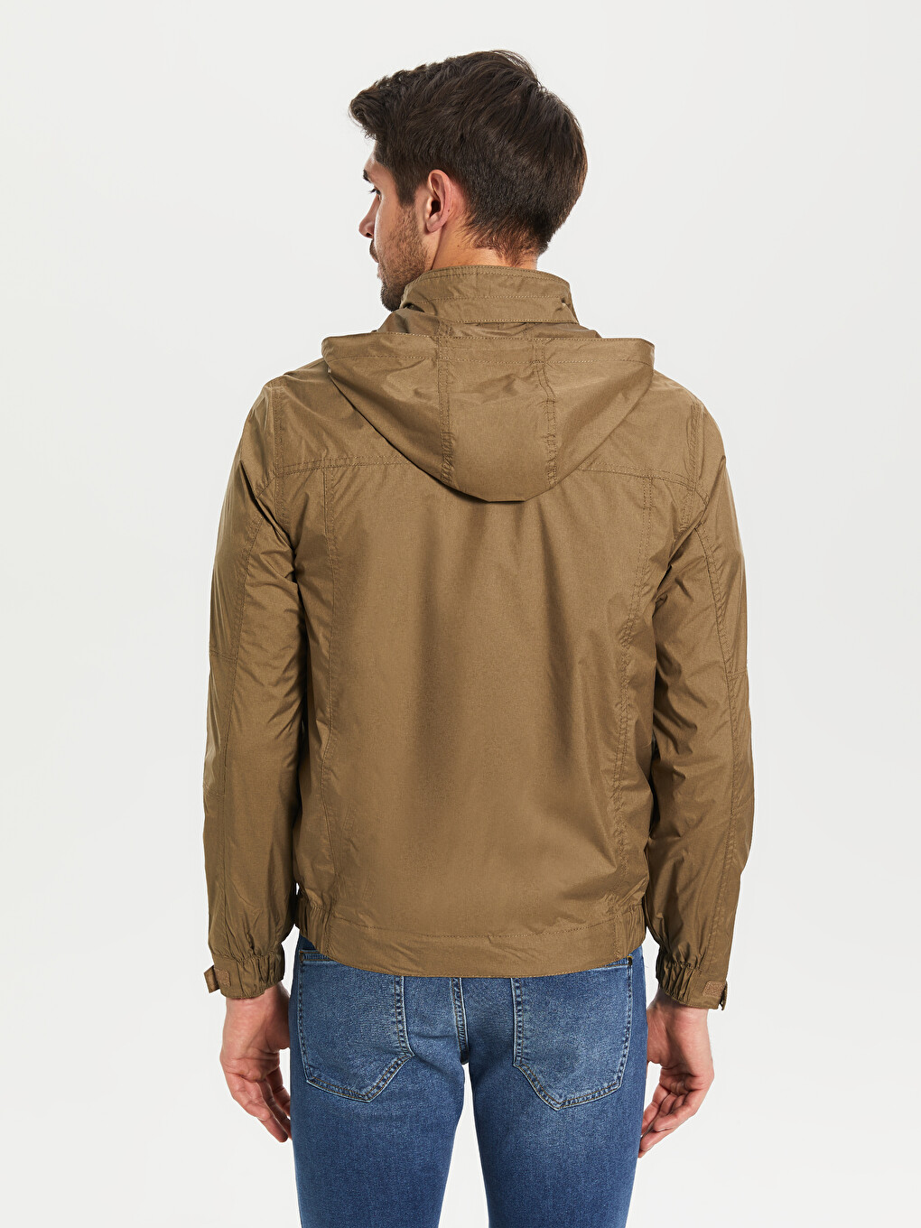 Man Khaki Coat-3