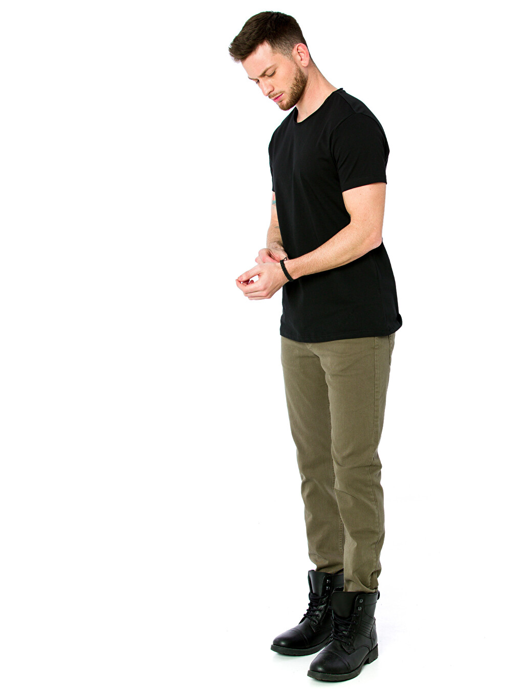 Man Black T-shirt-2