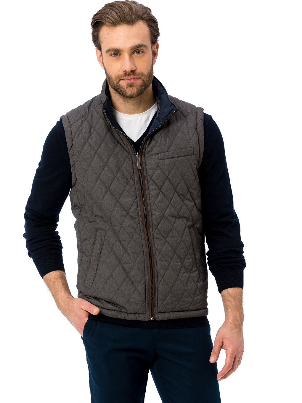 Pembe-Lila-Beyaz Yelek