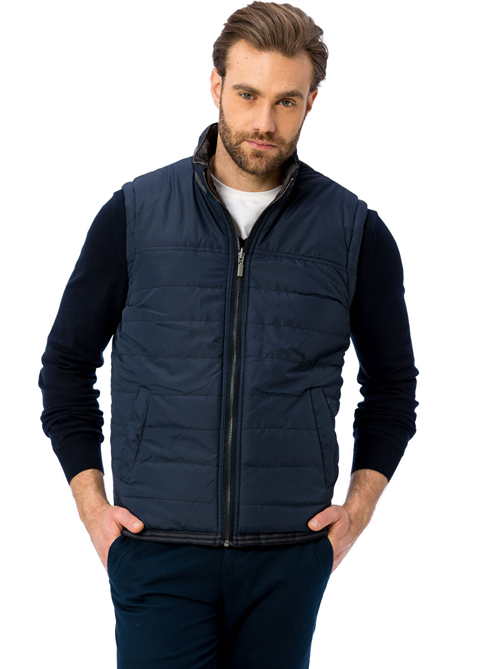 Pembe-Lila-Beyaz Yelek-1