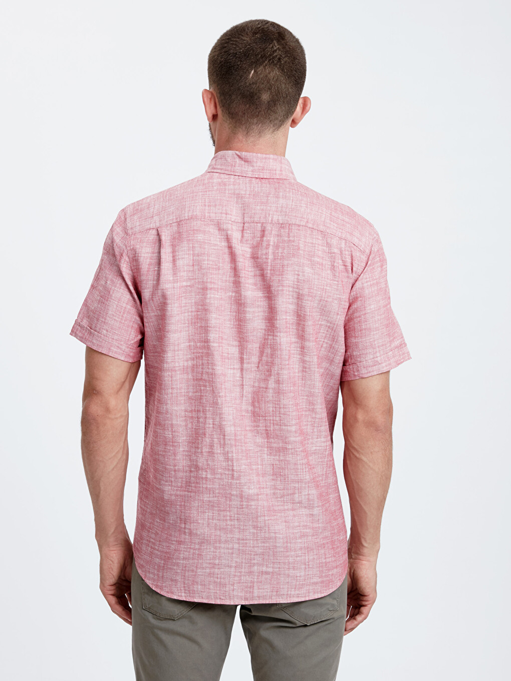 LCWAIKIKI Classic Man Red Shirt - 8S0683Z8-A5B | LC Waikiki