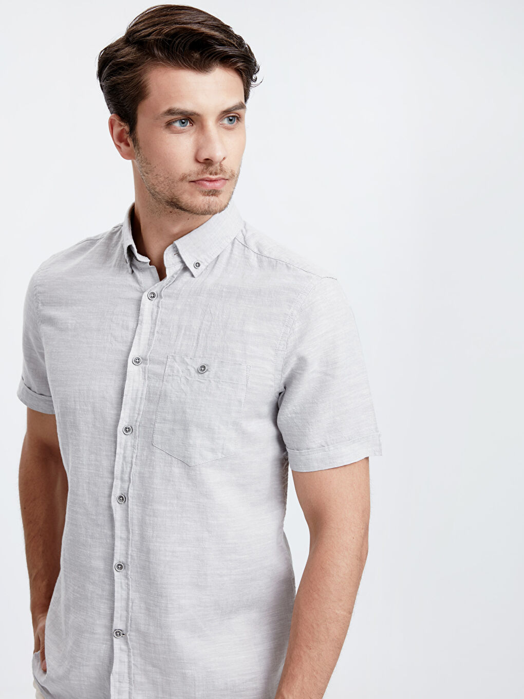 قميص رمادى رجال