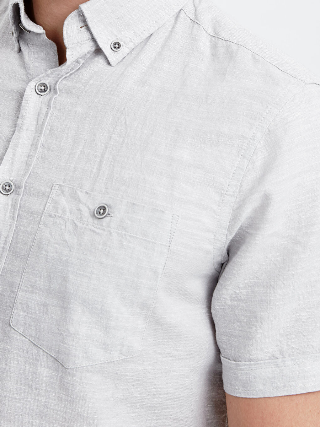 قميص رمادى رجال-3