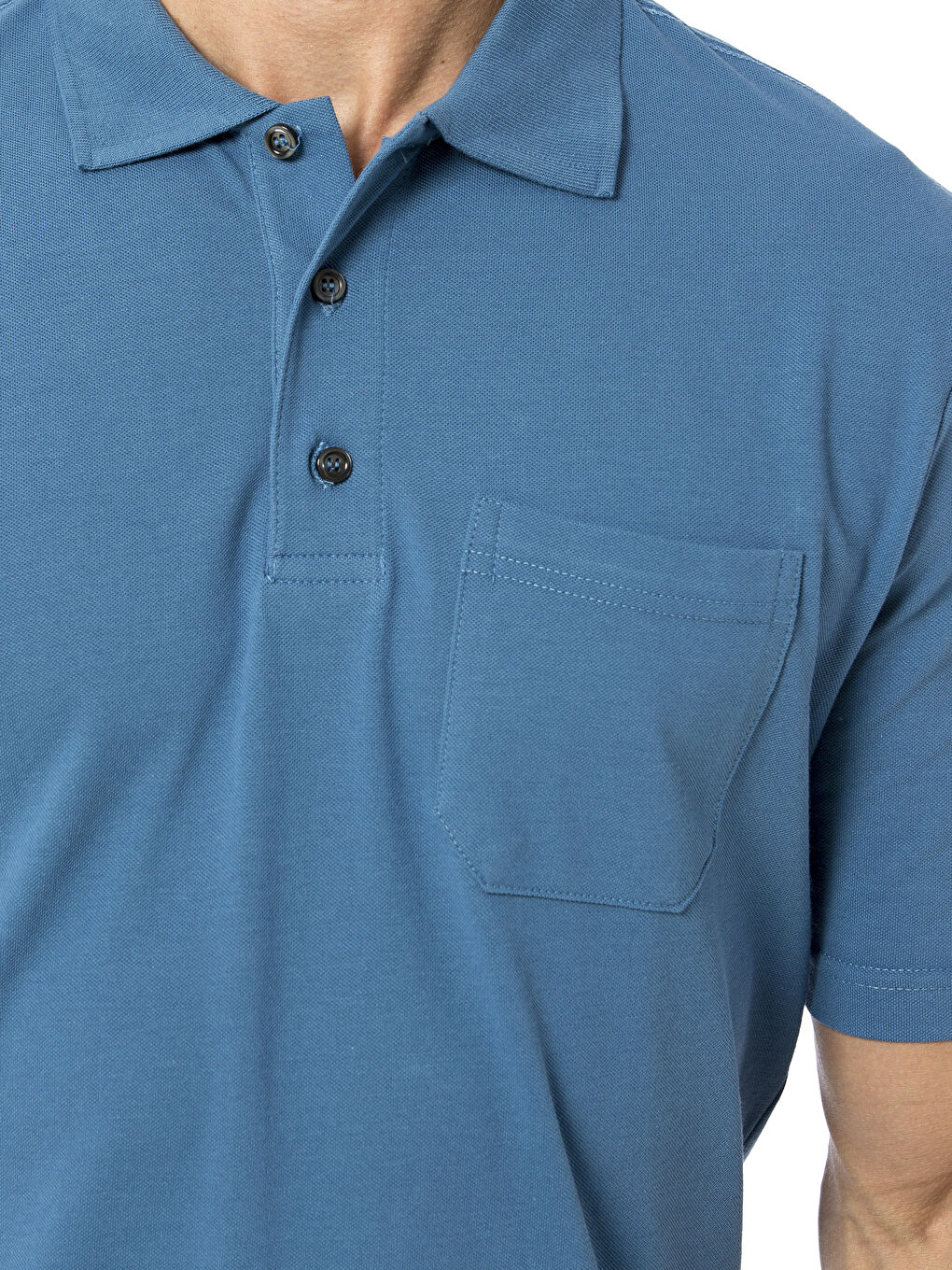 LCWAIKIKI Basic Man BLUE T-Shirt -8S0908Z8-KBY
