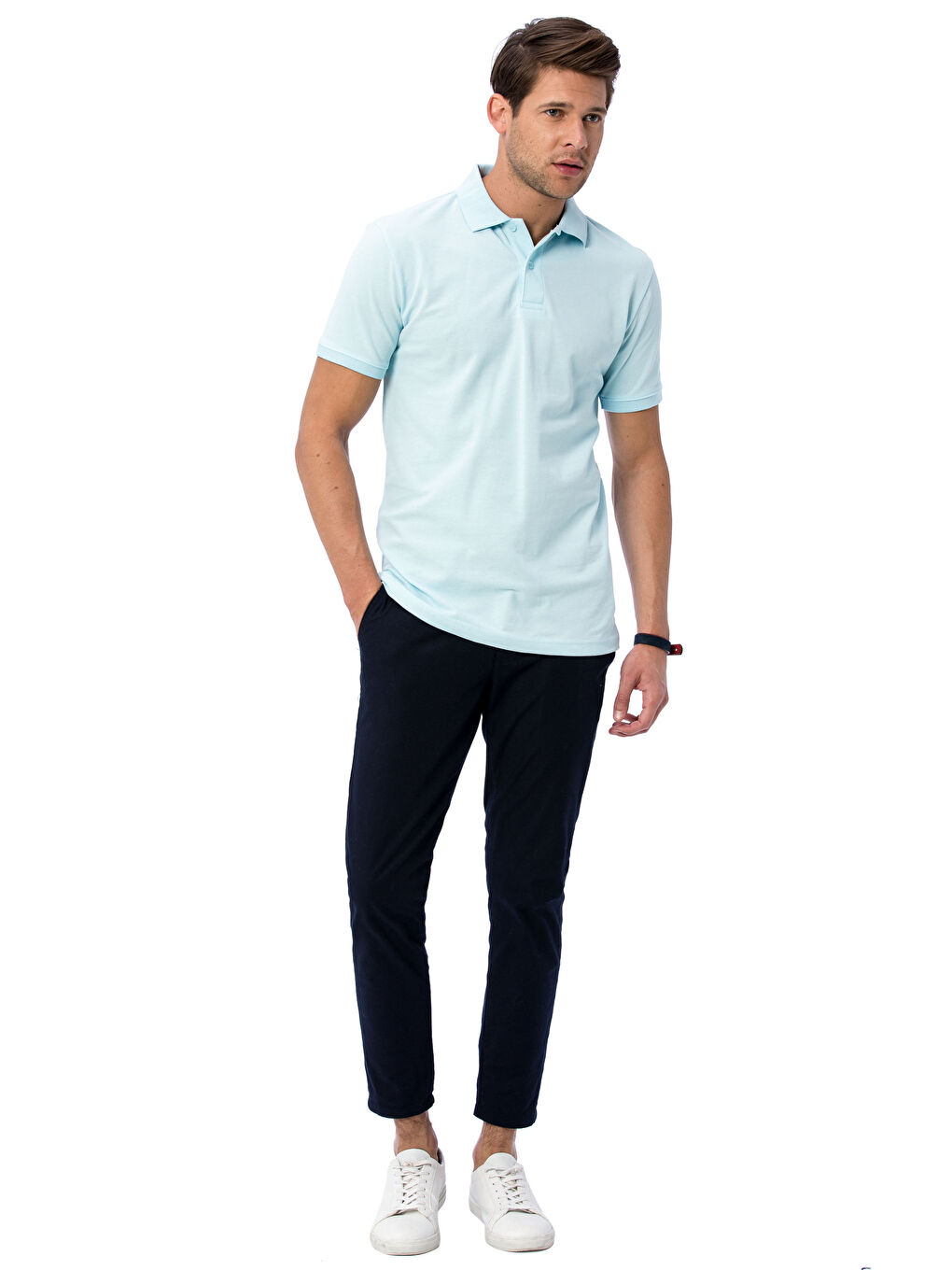 T-shirt BLEU Homme-2