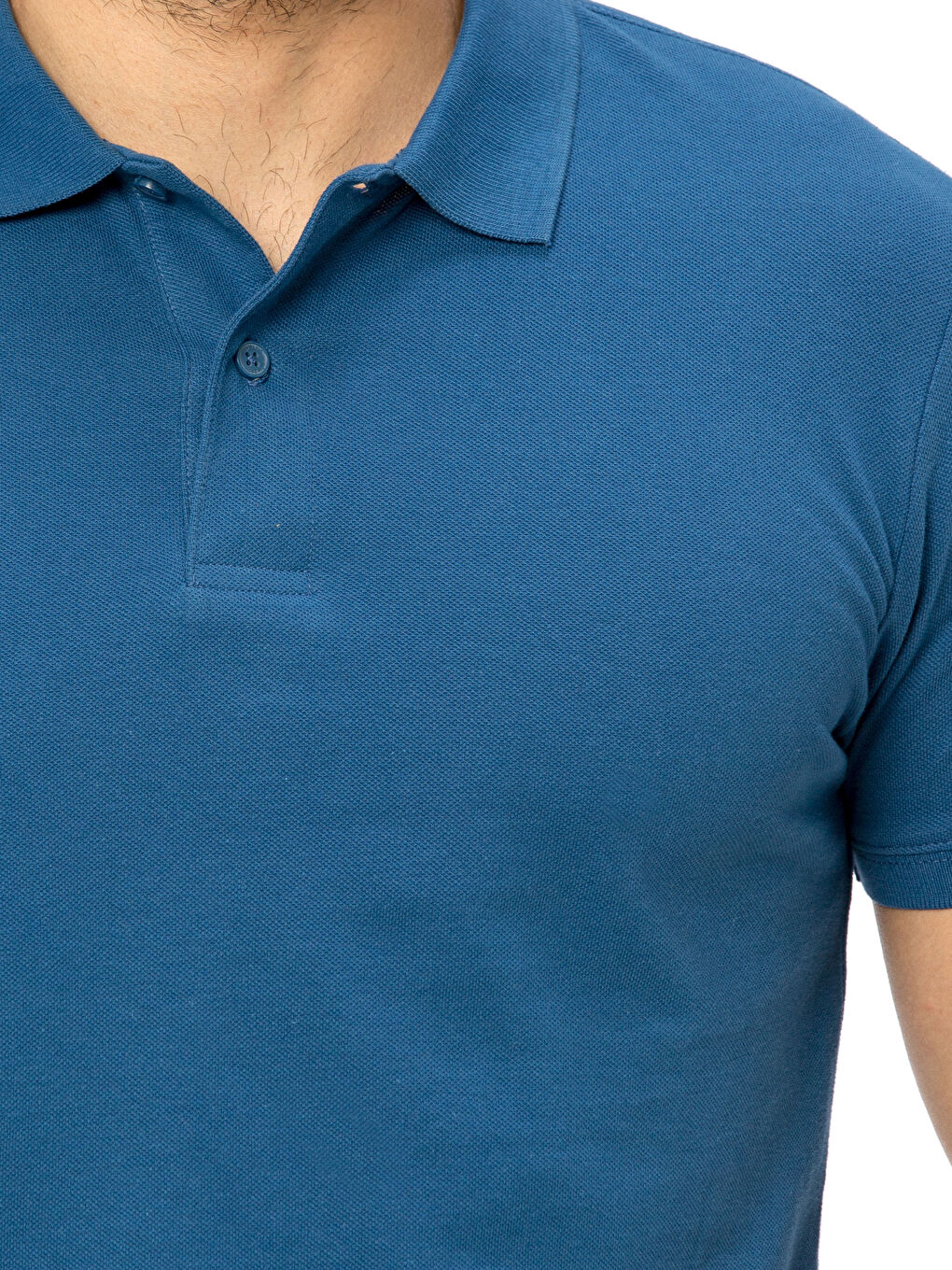 Orta Mavi Tişört-3