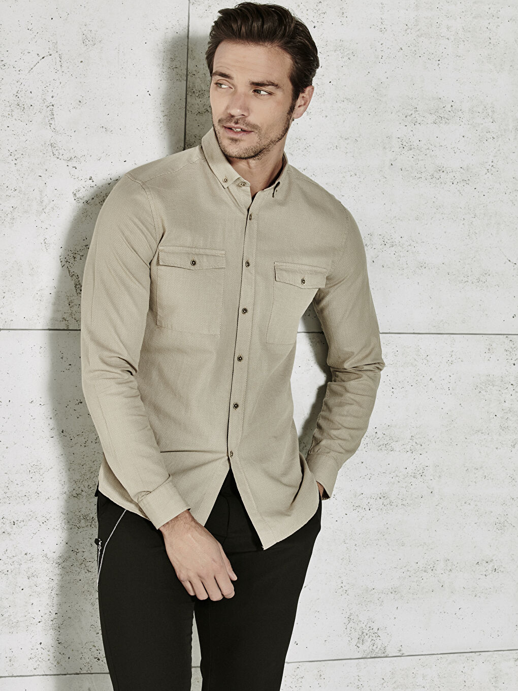 Muškarac BEŽ Košulja