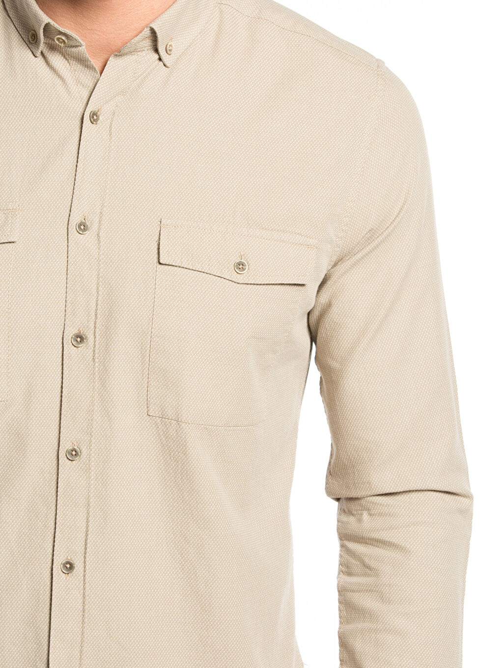 Muškarac BEŽ Košulja-4