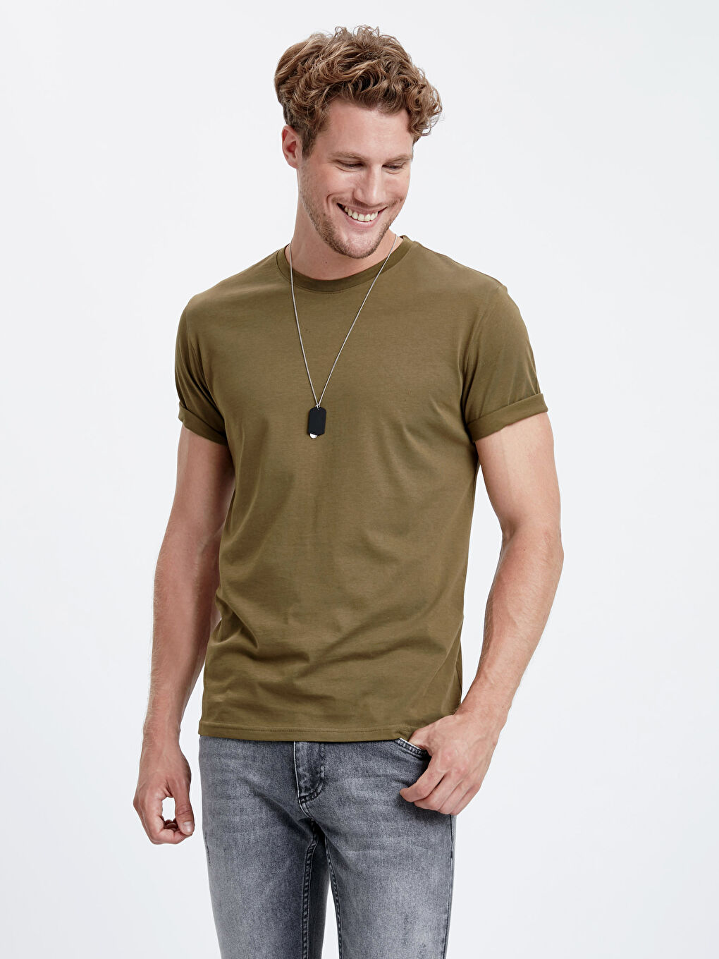 T-shirt KAKI Homme