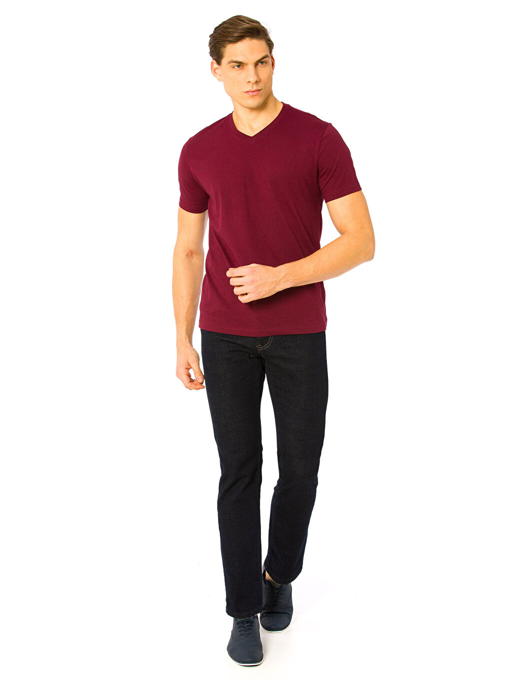 Man BORDEAUX T-Shirt-2