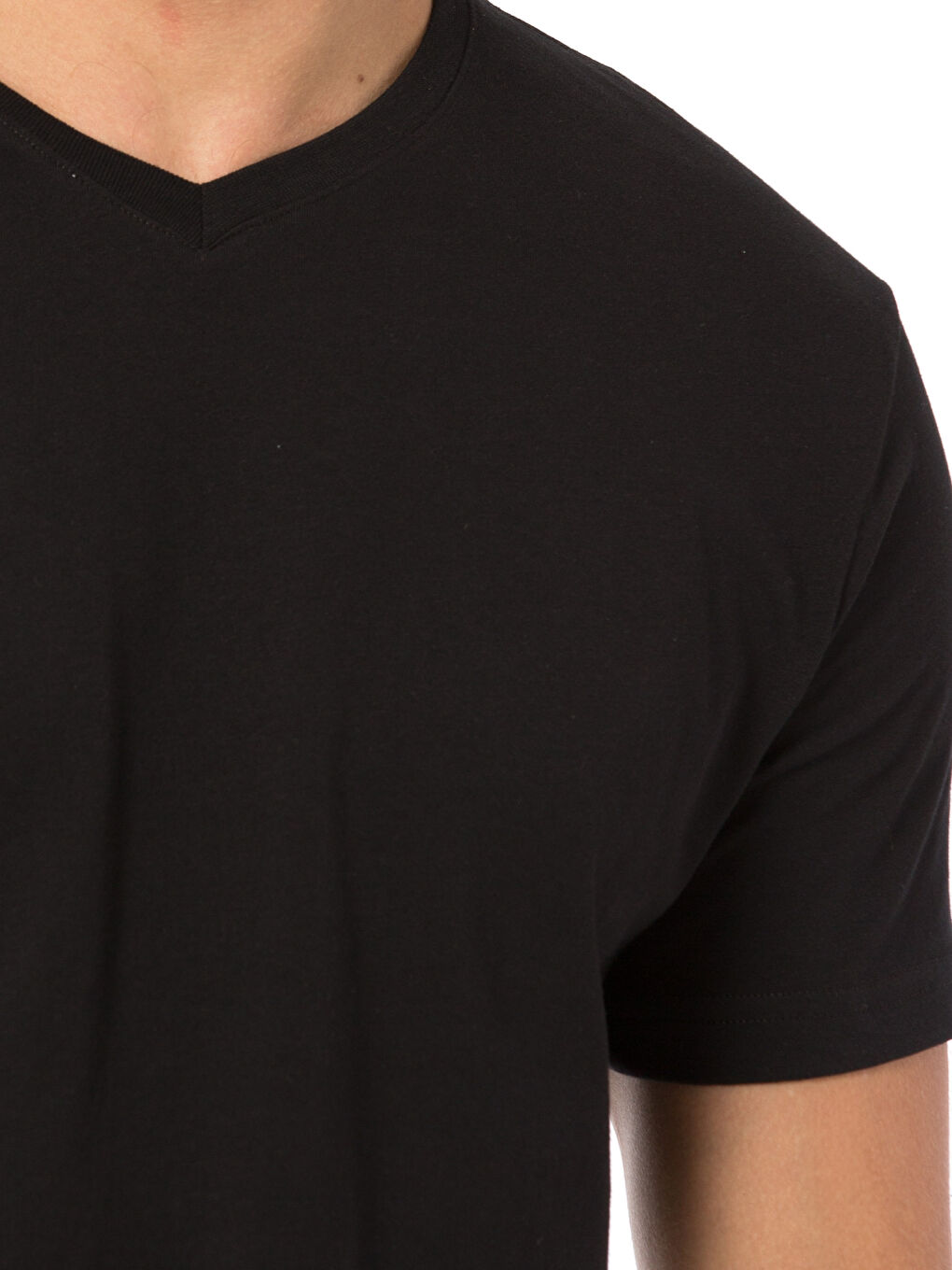 LCWAIKIKI Basic Man BLACK T-Shirt -8S0917Z8-L6T