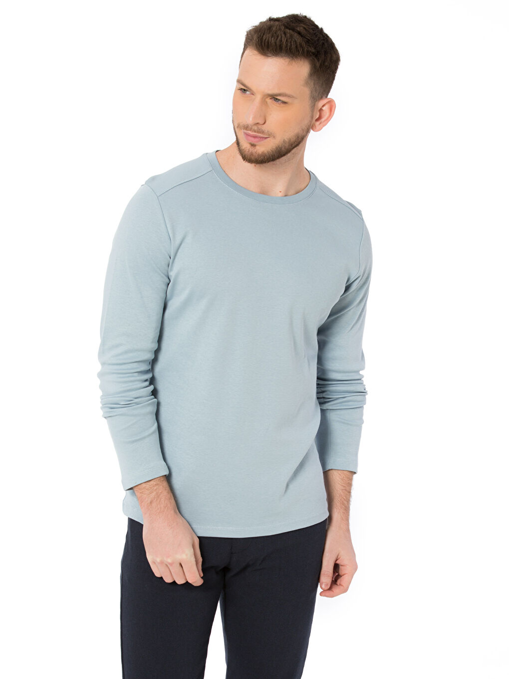Sweat-shirt BLEU Homme