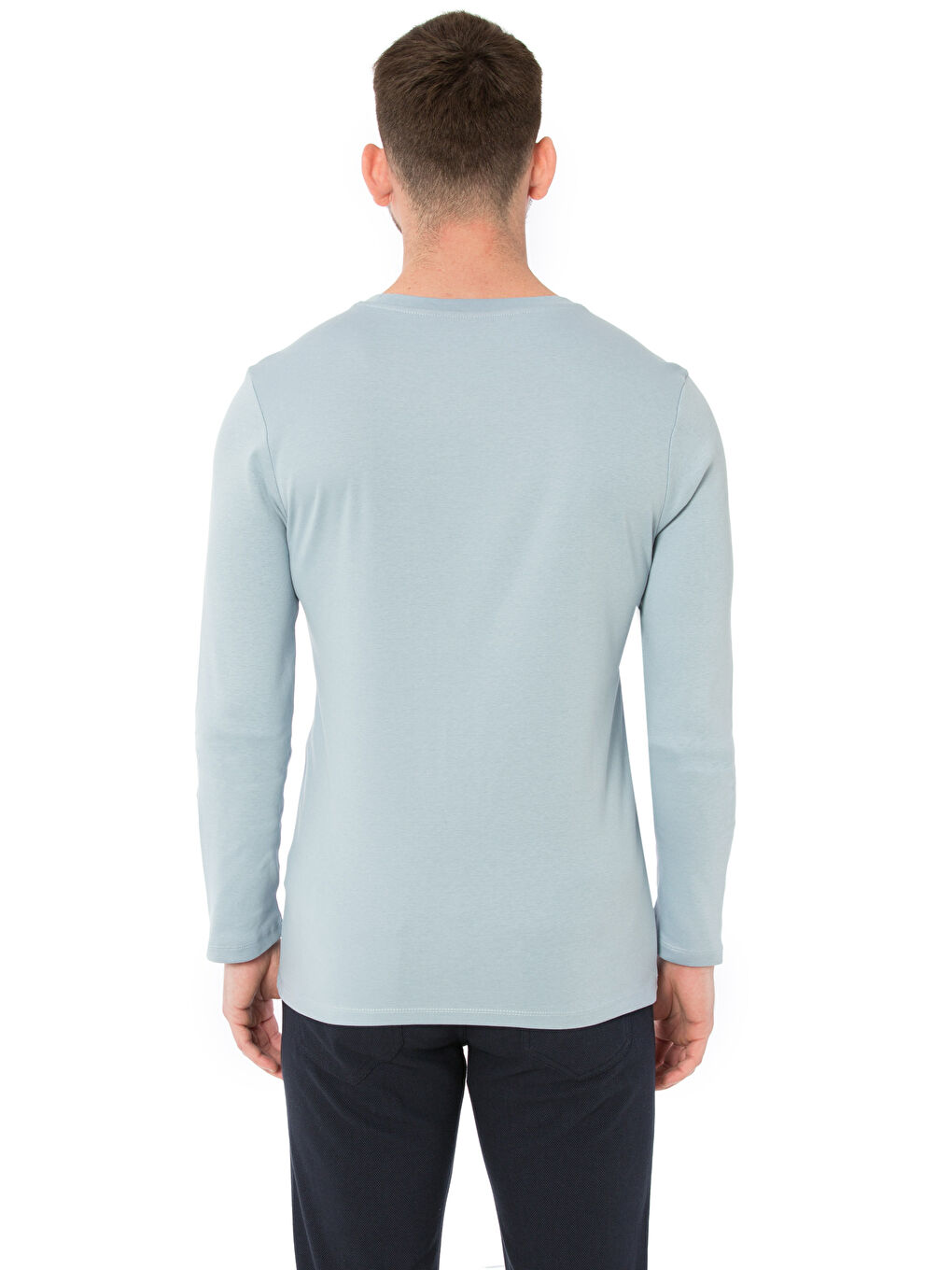 Sweat-shirt BLEU Homme-1