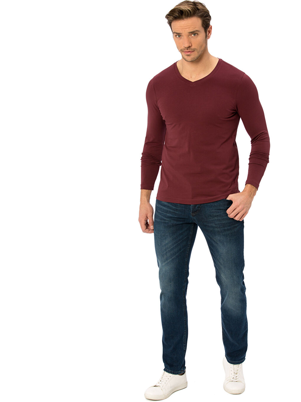Man BORDEAUX Sweatshirt-2