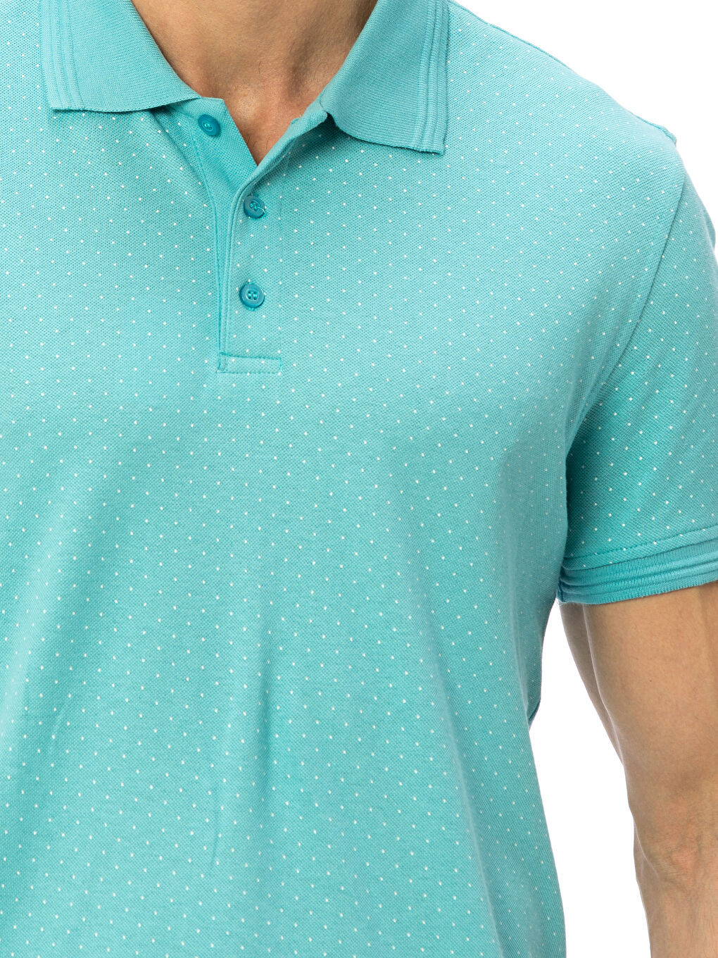 Мужчины Бирюзовый Футболка-3