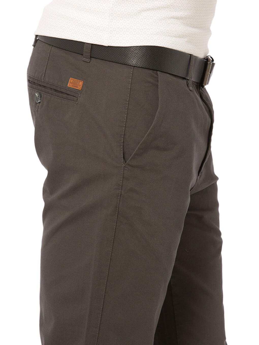 Man Anthracite Chino Trousers-3