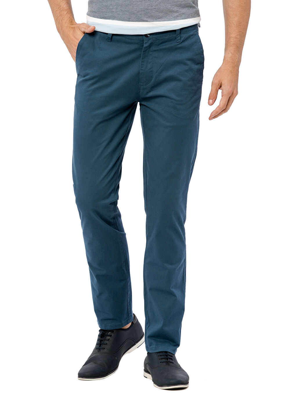Pantalon Chino Droit pour Hommes-1