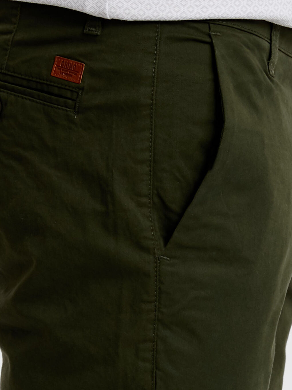 Pantalon chino VERT Homme-3