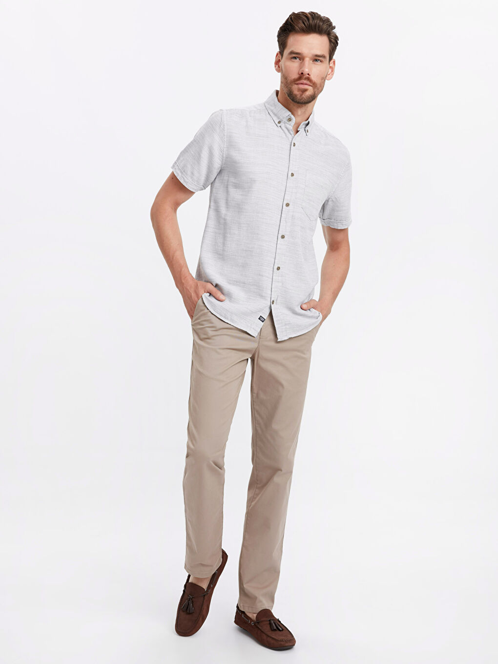 Man BEIGE Chino Trousers