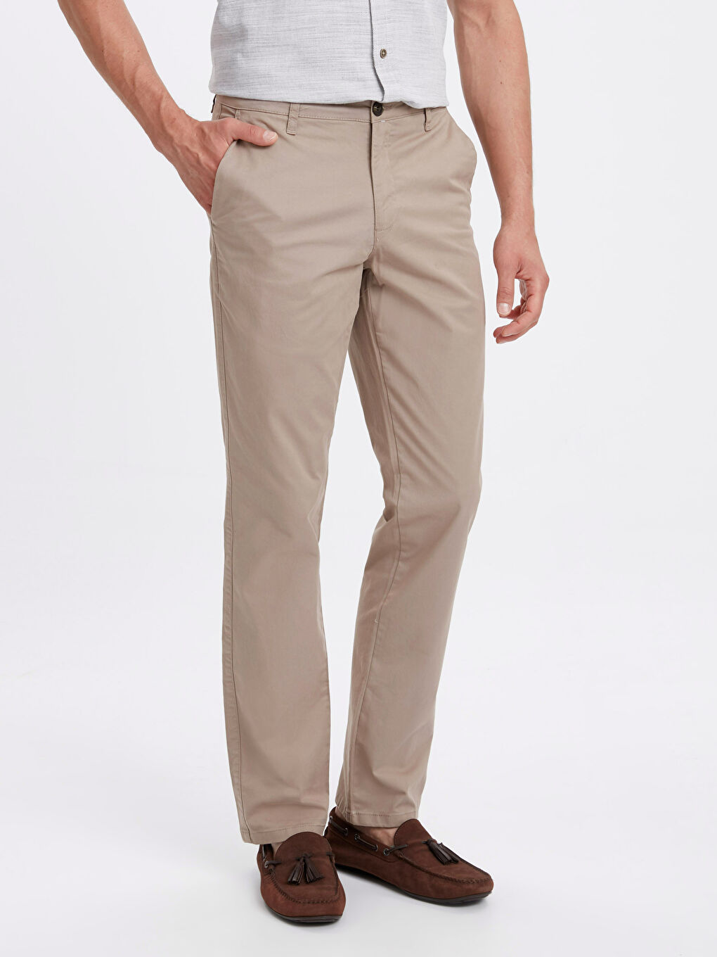 Man BEIGE Chino Trousers-1