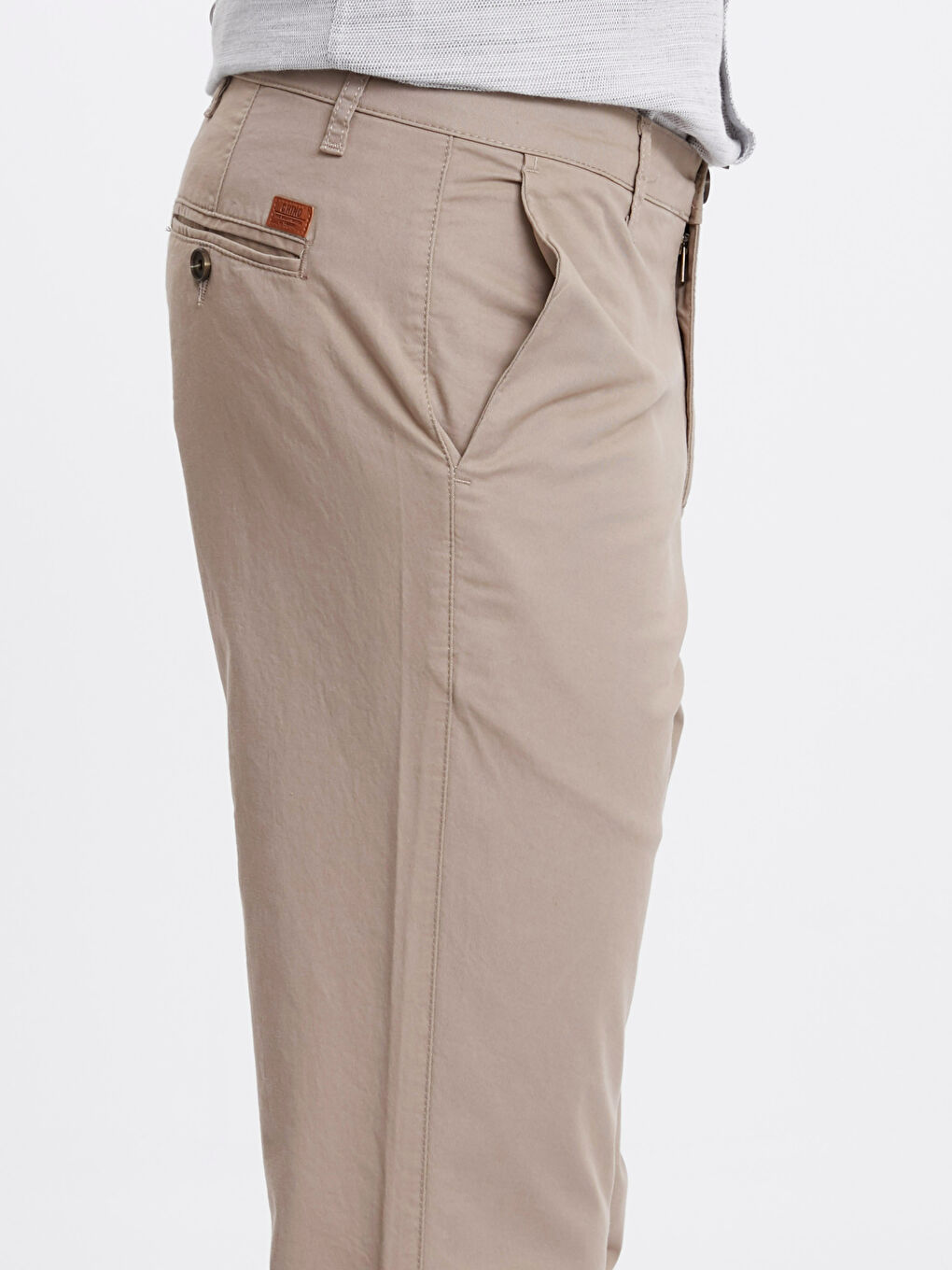 Man BEIGE Chino Trousers-3