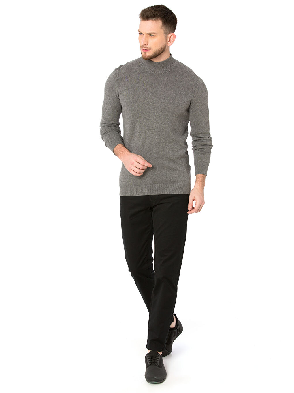 LCWAIKIKI Classic Man BLACK Chino Trousers -8S1221Z8-JWN