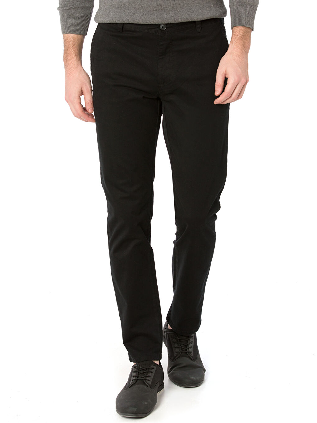 LCWAIKIKI Classic Man BLACK Chino Trousers -8S1221Z8-JWN