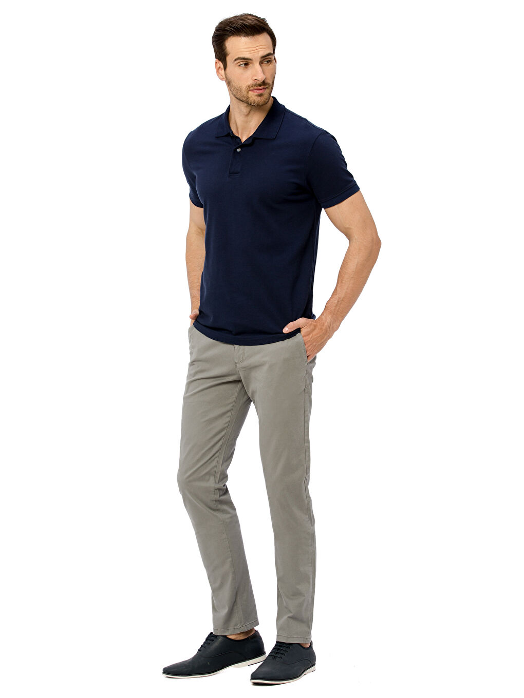 Pantalon chino GRIS Homme
