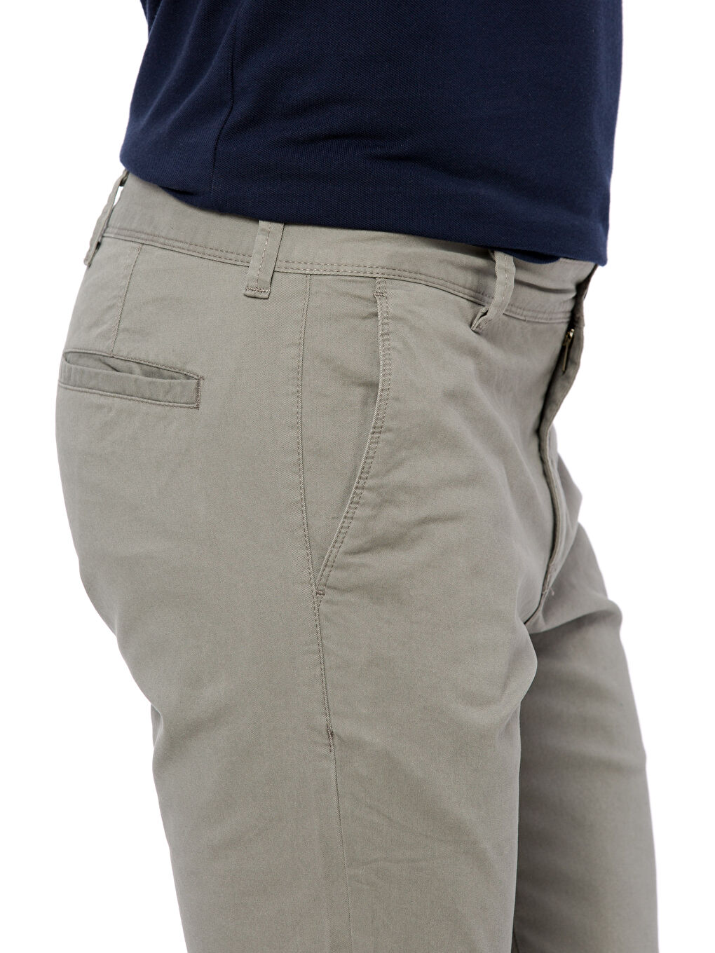 Pantalon chino GRIS Homme-3