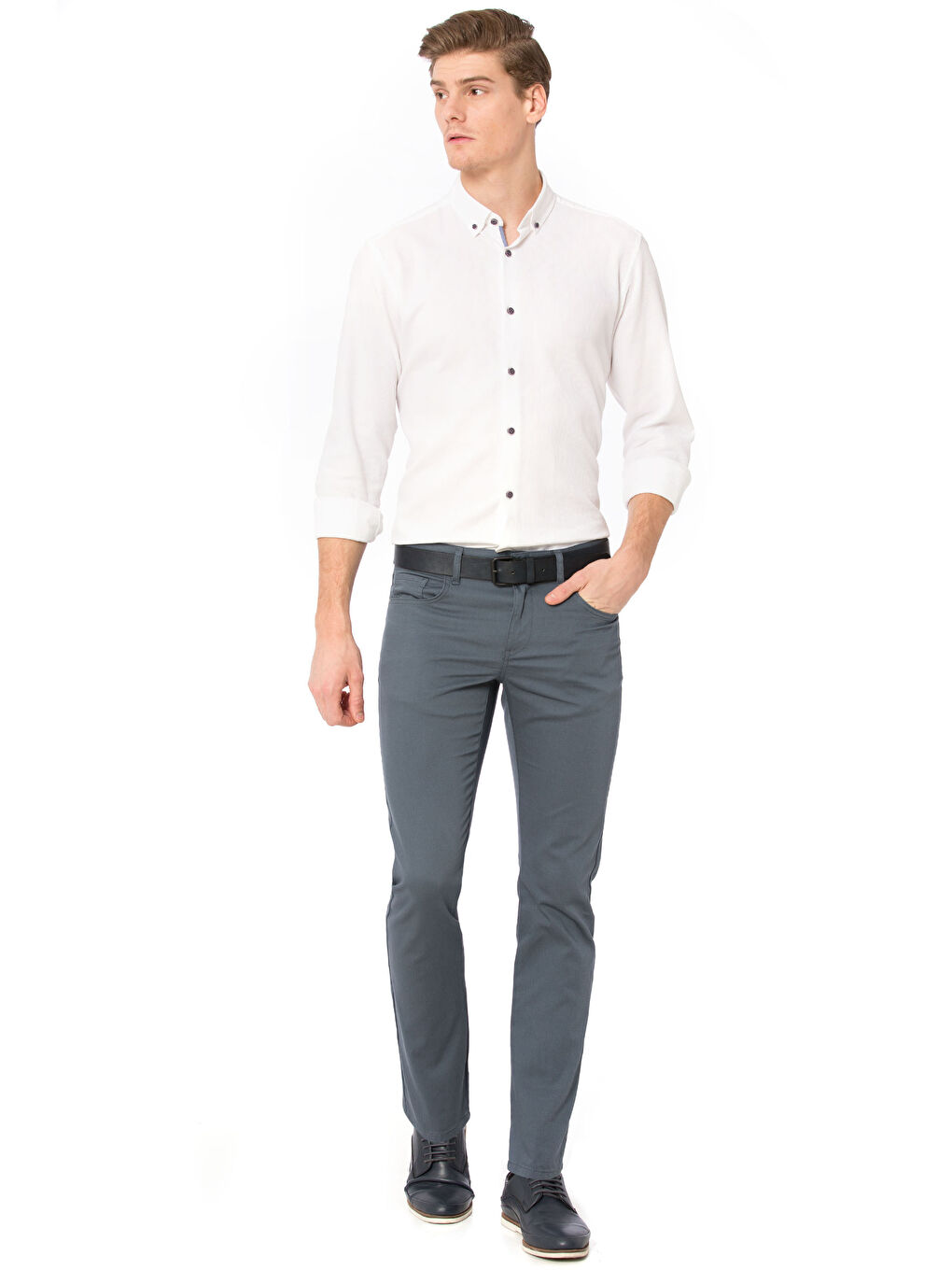 LCWAIKIKI Classic Man PETROL Trousers -8S1446Z8-K5Q