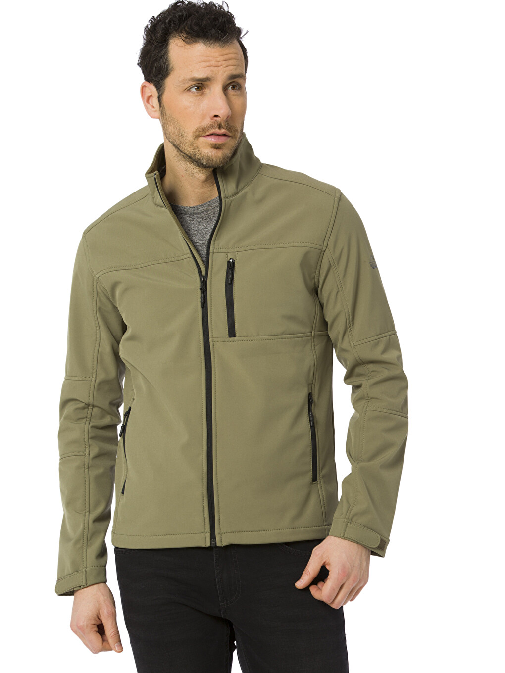 Manteau Kaki Homme