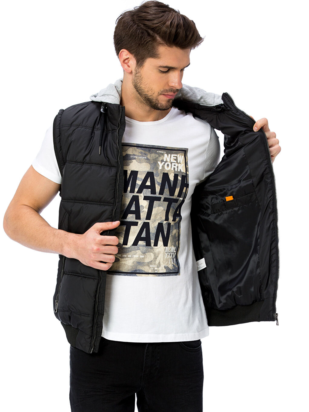 Siyah Sıyah Yelek-1