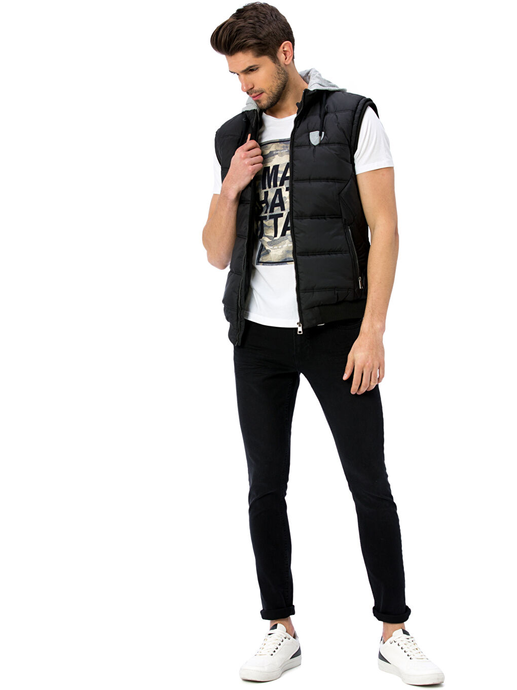 Siyah Sıyah Yelek-4