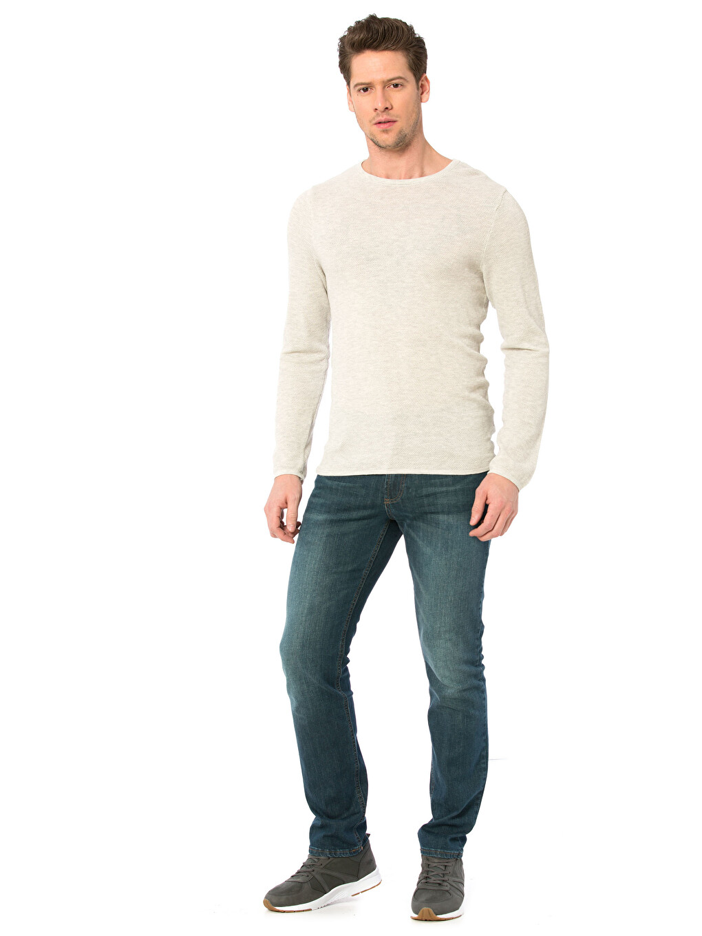 Mann Grün Jeans