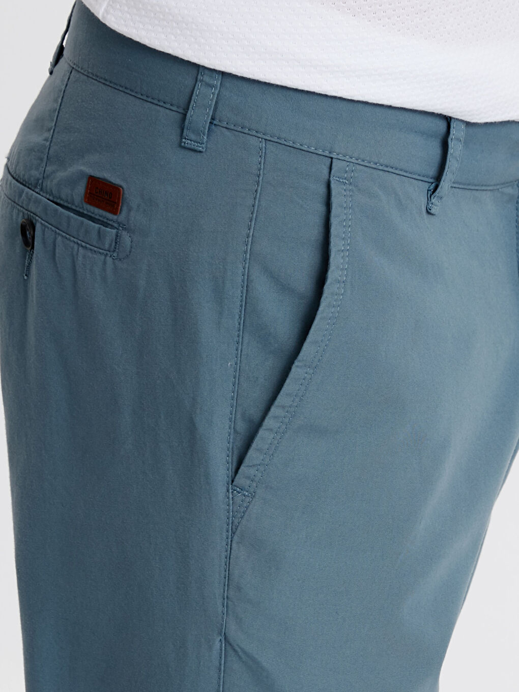 Kirli Mavi Chino Pantolon-3