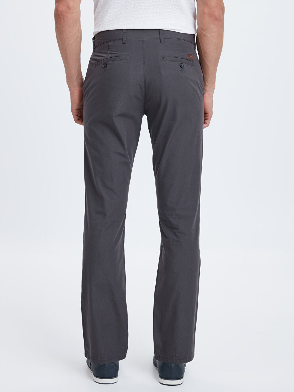 Man ANTHRACITE Chino Trousers-2