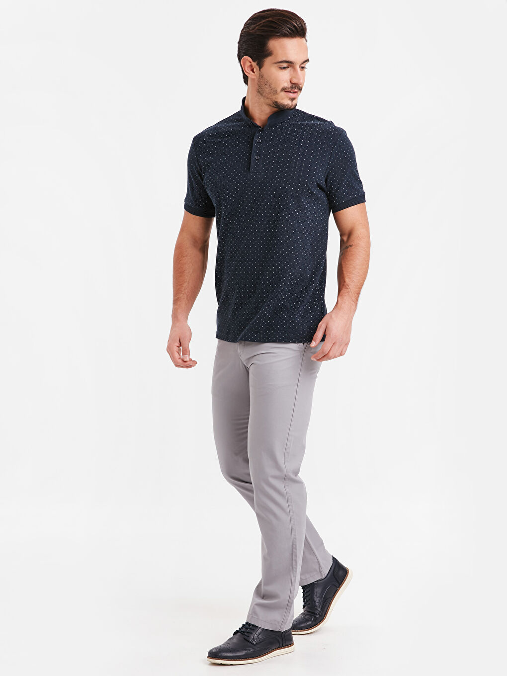 Pantalon chino GRIS Homme