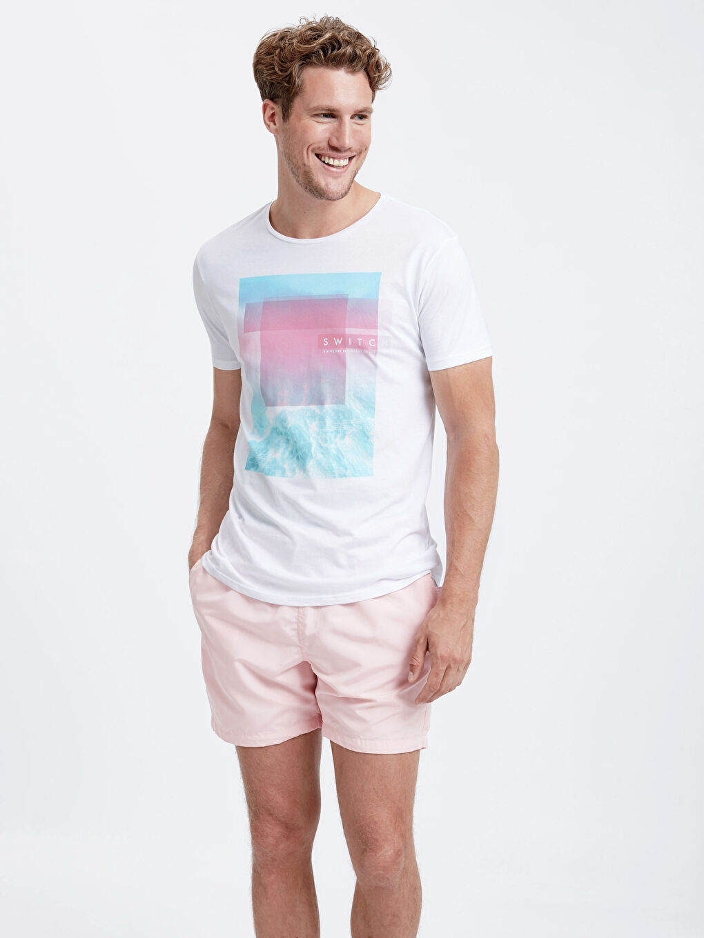 Above Knee Length Basic Sea Shorts