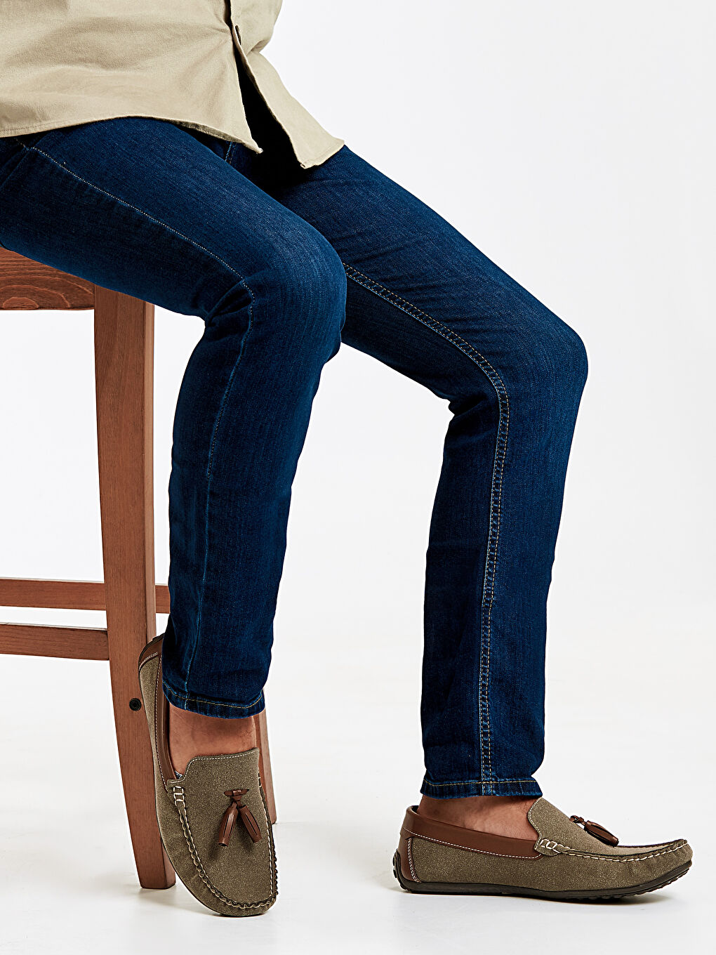 Chaussures de costume KAKI Homme