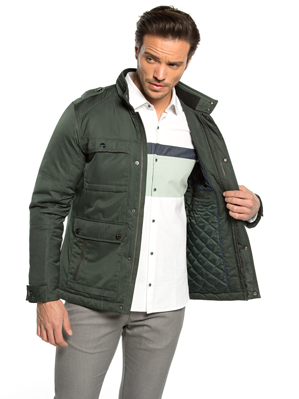 ZELENA Kaput Muškarac-2