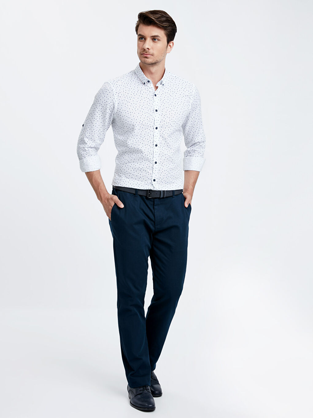 Man WHITE Shirt-2