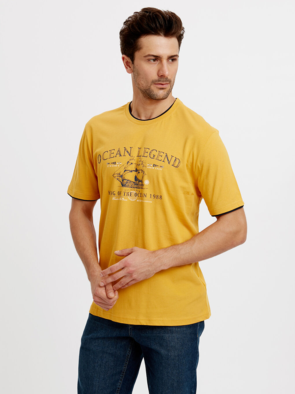 T-shirt JAUNE Homme