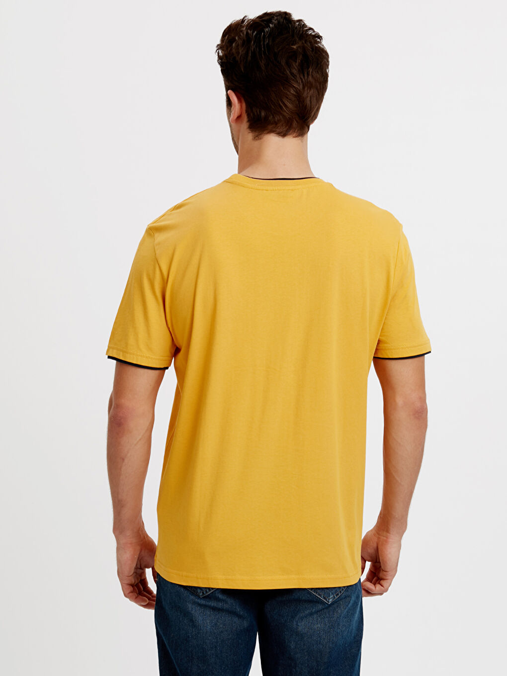 T-shirt JAUNE Homme-1