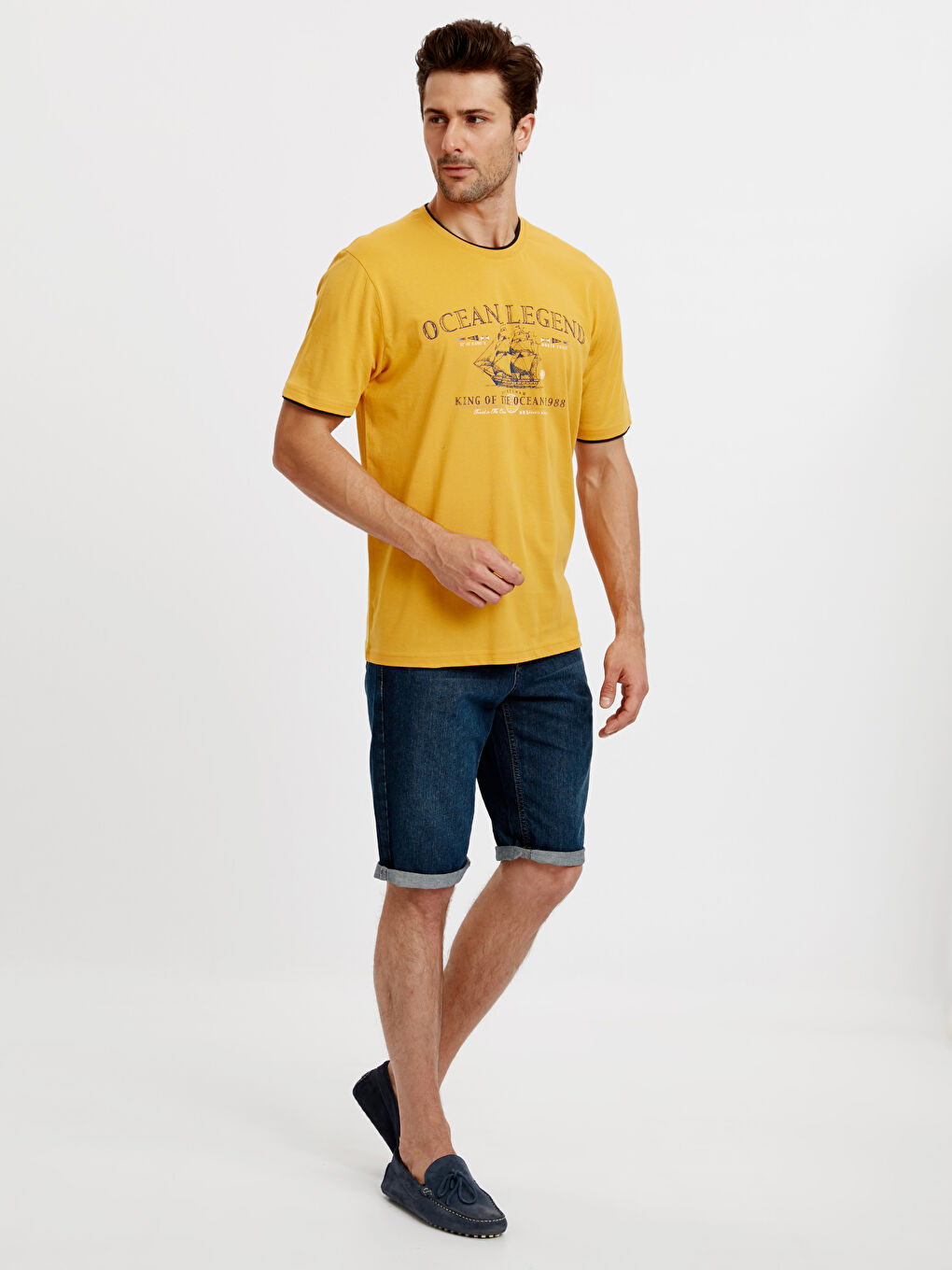 T-shirt JAUNE Homme-2