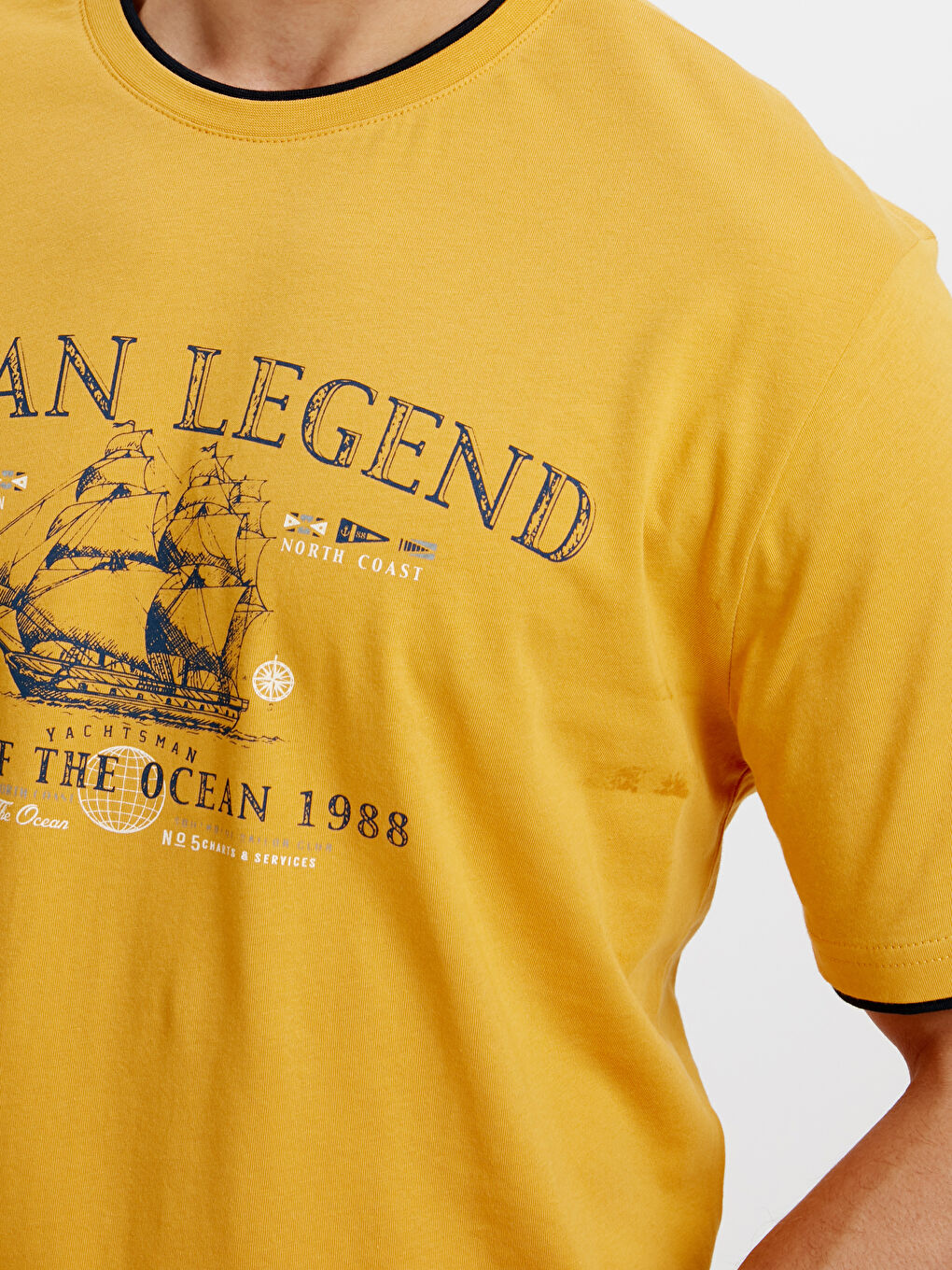 T-shirt JAUNE Homme-3