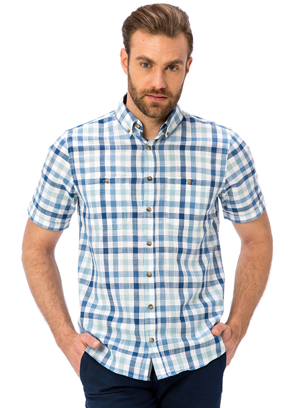 Yeşil Ekose Gömlek